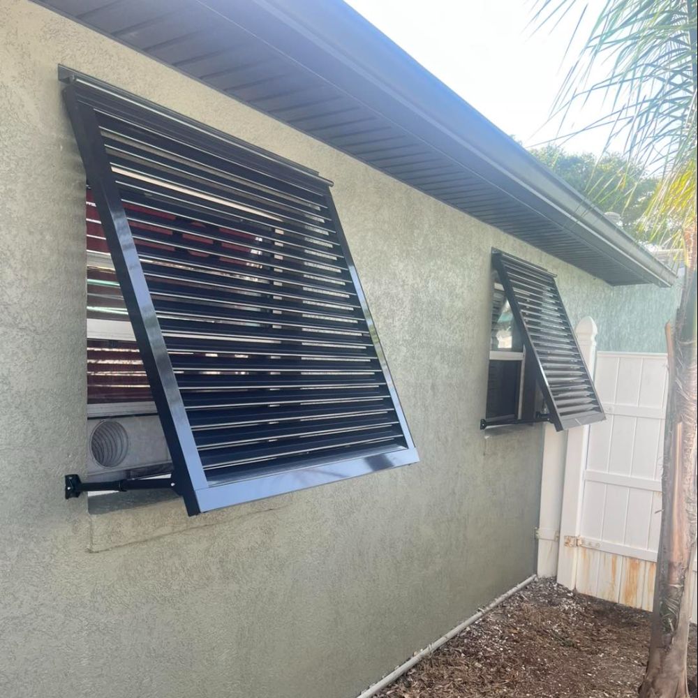 Custom Bahama Shutters Installation In Ormond Beach FL